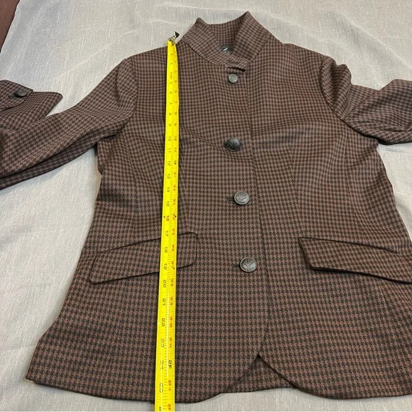 Rag & Bone Sadie Houndstooth Blazer In Brown Multi Sz 8 NWT